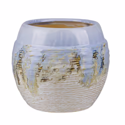 Flower Vase BERGE Stoneware 19 cm Multicolour