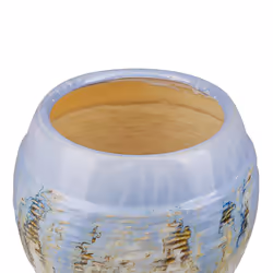Flower Vase BERGE Stoneware 19 cm Multicolour