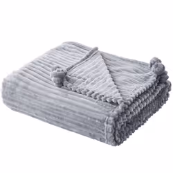 Blanket KAWERI 150 x 200 cm Grey