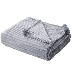 Blanket KAWERI 150 x 200 cm Grey