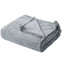 Blanket 150 x 200 cm Light Green KAWERI