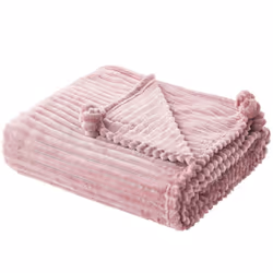Blanket 150 x 200 cm Pink KAWERI