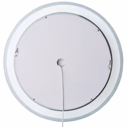 LED Bathroom Mirror BRINAY 58 cm 58 cm Silver