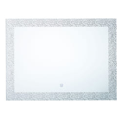 LED Bathroom Mirror NEXON 80 cm 60 cm Silver