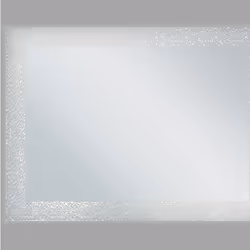 LED Bathroom Mirror NEXON 80 cm 60 cm Silver