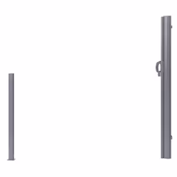 Side Awning DORIO 305 cm 160 cm Light Grey