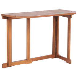 Balcony Table TREIA 110 cm 47 cm Acacia Wood Brown