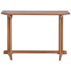 Balcony Table TREIA 110 cm 47 cm Acacia Wood Brown - Additional view 4