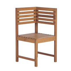 Garden Corner Section TREIA Acacia Wood Brown