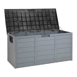 Storage Box LOCARNO 112 cm 50 cm Black