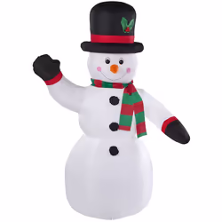 Christmas Inflatable LED Snowman 200 cm White RUKA