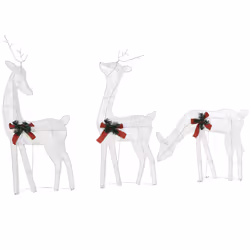Outdoor LED Decoration Reindeers 92 cm White ANGELI