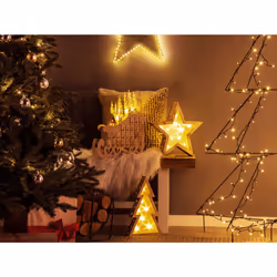 LED Decoration Christmas Tree Light Wood JUVA