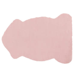 Faux Fur Rabbit Rug Pink UNDARA