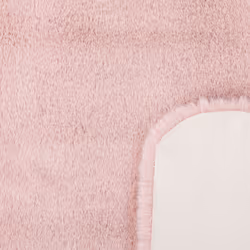 Faux Fur Rabbit Rug Pink UNDARA