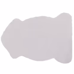 Faux Fur Rabbit Rug Grey UNDARA