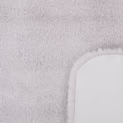 Faux Fur Rabbit Rug Grey UNDARA