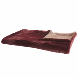 Blanket 180 x 220 cm Burgundy TANTAN