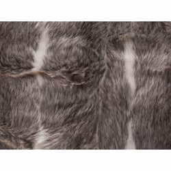 Blanket 180 x 220 cm Brown and White TADDART