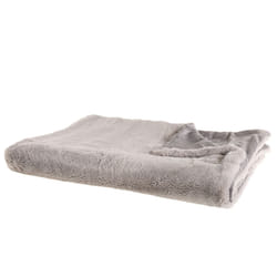 Blanket 200 x 220 cm Grey CHAAB