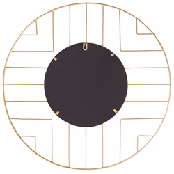 Wall Mirror HESDIN 60 cm 60 cm Metal Gold