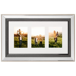Frame for 3 Photos DALABA Silver