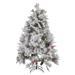 Snowy Christmas Tree 180 cm White MASALA