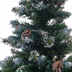 Frosted Christmas Tree Pre-Lit 120 cm Green PALOMAR