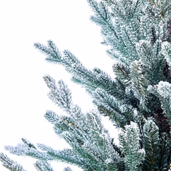 Frosted Christmas Tree in Jute Bag 90 cm Green RINGROSE