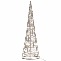 Outdoor LED Decoration Christmas Tree 57 cm Silver KOTALA - Additional view 4