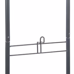 Basket Stand AYAPAL with Wheels Metal Grey