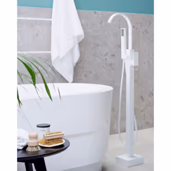Freestanding Bathtub Faucet RIBBON White - Additional view 5