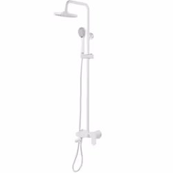 Mixer Shower Set with Rainshower GURARA White