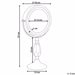 Makeup Mirror LED MAURY Rose Gold