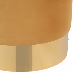 Velvet Pouffe Yellow SOPHIA