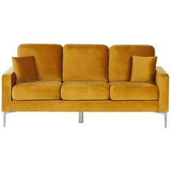 Sofa GAVLE Velvet Mustard 3 Seater