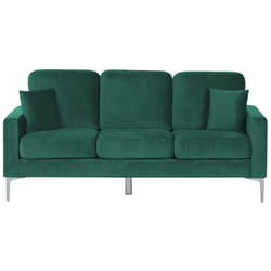 Sofa GAVLE Velvet Emerald Green 3 Seater