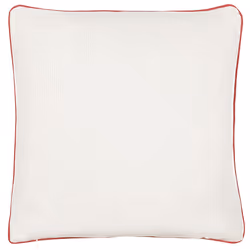 Set of 2 Cushions Reindeer Motif 45 x 45 cm Red and White SVEN