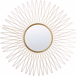 Wall Mirror SAUMUR 70 cm 70 cm Metal Gold