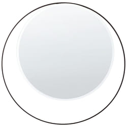 Wall Mirror AGDE 50 cm 50 cm Metal Black