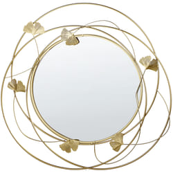 Wall Mirror ANGLET 47 cm 45 cm Metal Gold