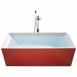 Freestanding Bathtub RIOS 1700 x 800 mm Red