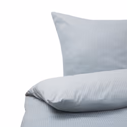 Duvet Cover Set AVONDALE Sateen Cotton 200 x 220 cm Grey