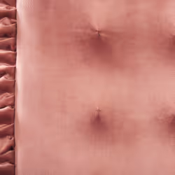 Square Velvet Seat Cushion 40 x 40 cm Pink KALANCHOE