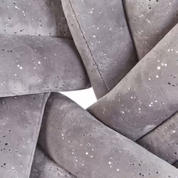 Velvet Knot Cushion with Glitter 30 x 30 cm Grey AKOLA