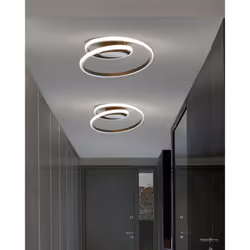 LED Ceiling Lamp NARYN Metal Black
