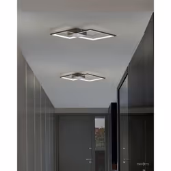 LED Ceiling Lamp OKSU Metal Black