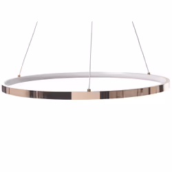 Metal LED Pendant Lamp Ã¸ 50 cm Rose Gold JORDAN
