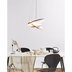 Metal LED Pendant Lamp Rose Gold ATREK