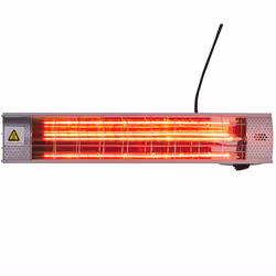 Wall Mounted Infrared Patio Heater BROMO 2000 W Silver